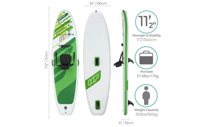 11ft Hydro‑Force Paddle Board Aqua Journey